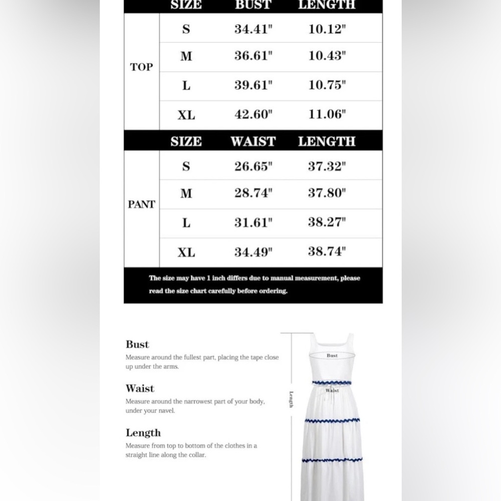 Woman's 2 Piece Set Casual Cropped Tank Top High Waist Skirt XL White Summer Set - Picture 11 of 13